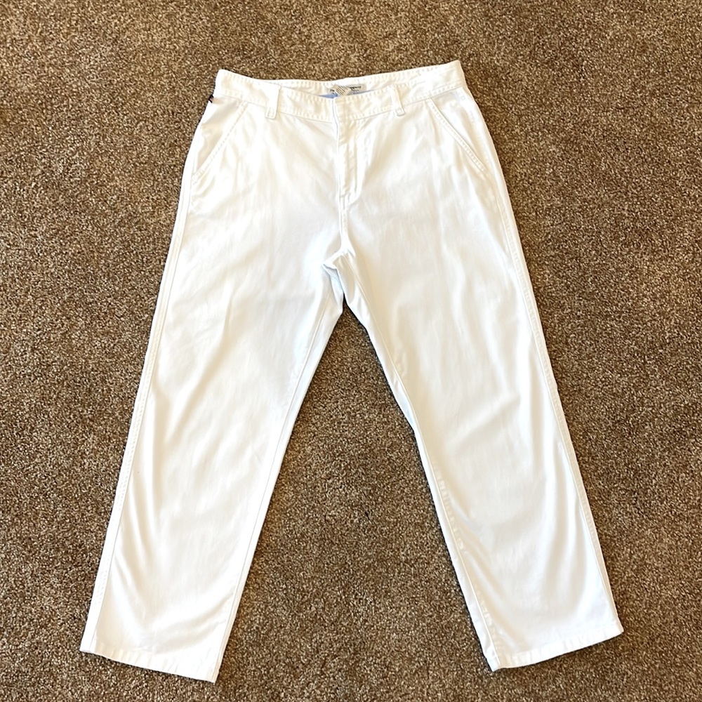 RALPH LAUREN POLO VINTAGE JEANS High Waisted White Pants chinos Size 8